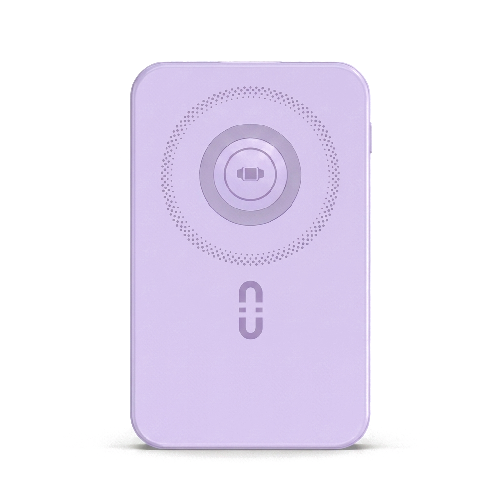 Sekage Power Bank purple - front